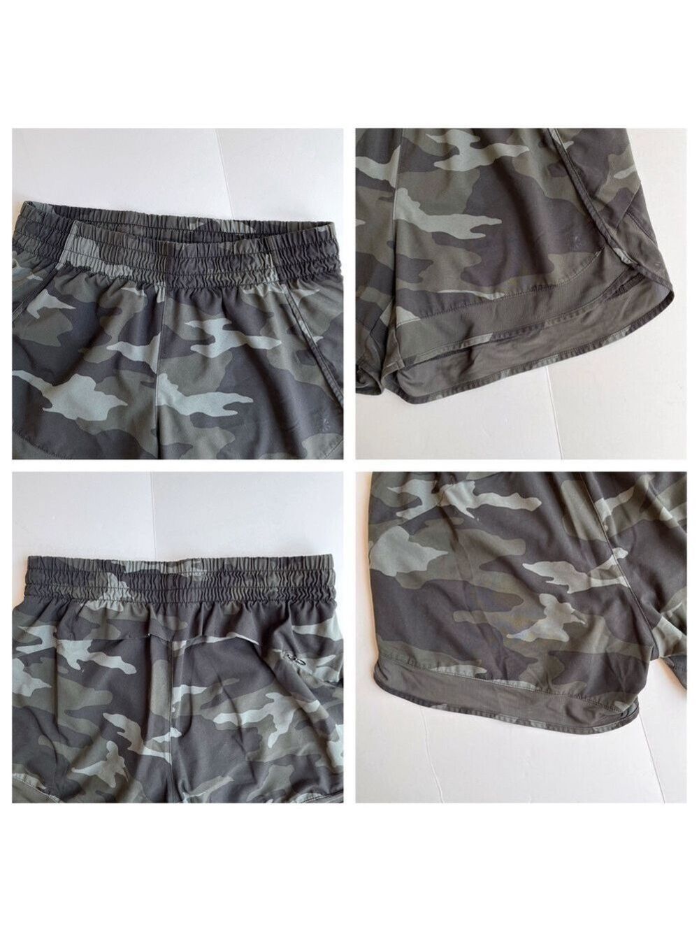 Athleta Printed Mesh Racer Run Shorts - Picture 7 of 9